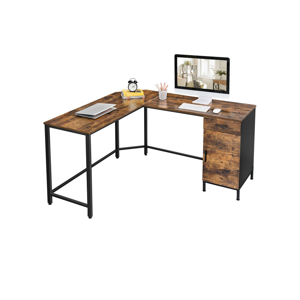 Bürotisch mit Schrank
