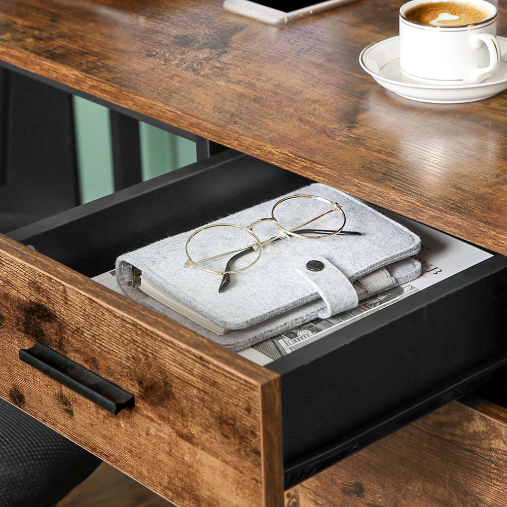 Bürotisch mit Schrank