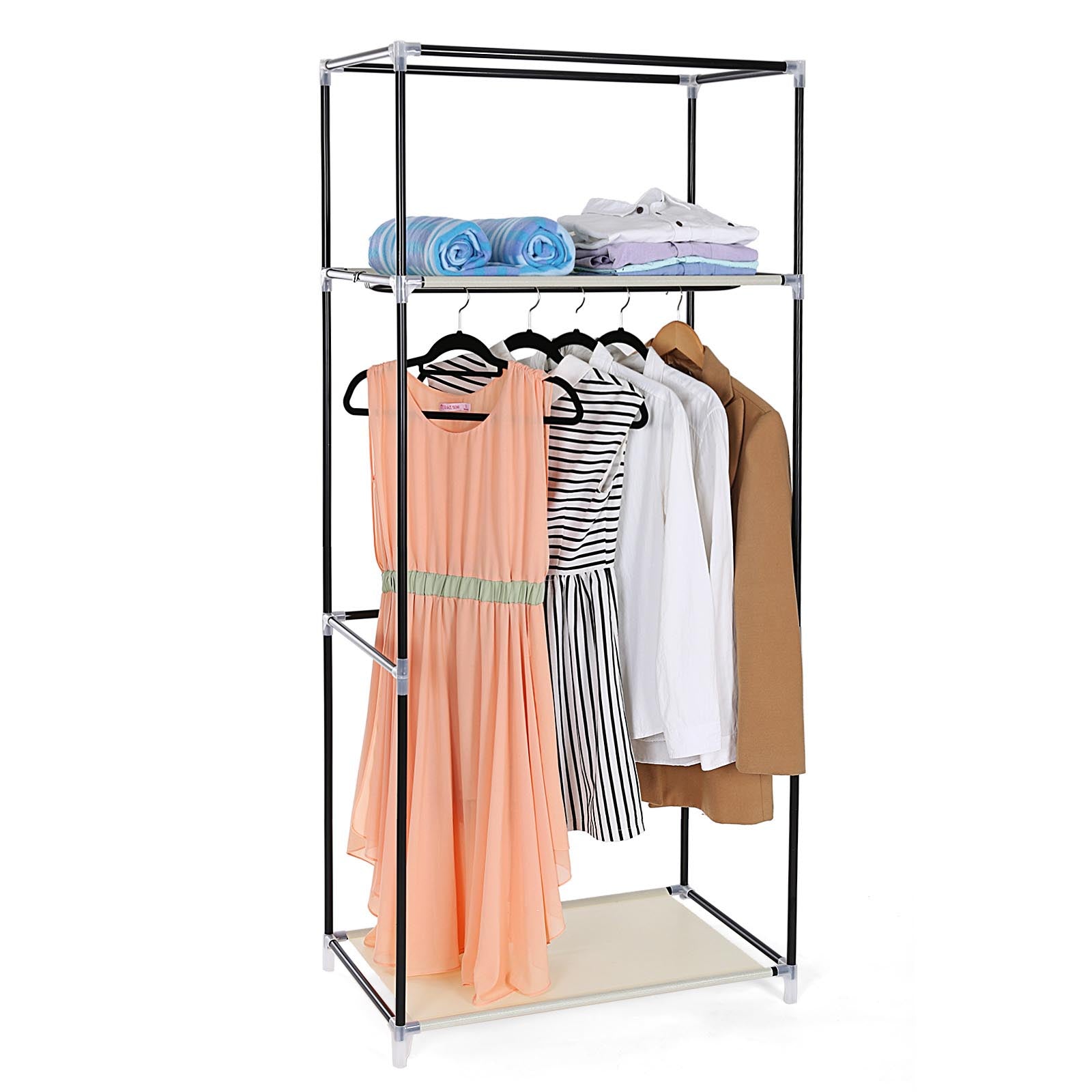 Stoffschrank mit Reißverschluss Beige