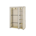 Stoffschrank mit Rolltüren Beige