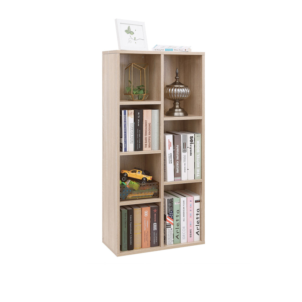 Schlichtes Bücherregal 7 Fächer