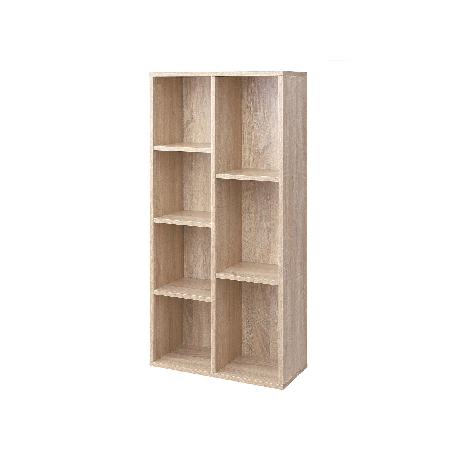 Schlichtes Bücherregal 7 Fächer