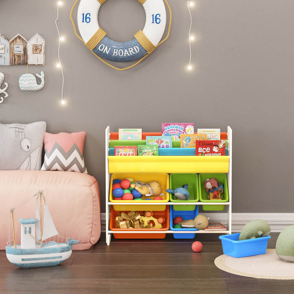 Kinderregal für Spielzeug & Bücher
