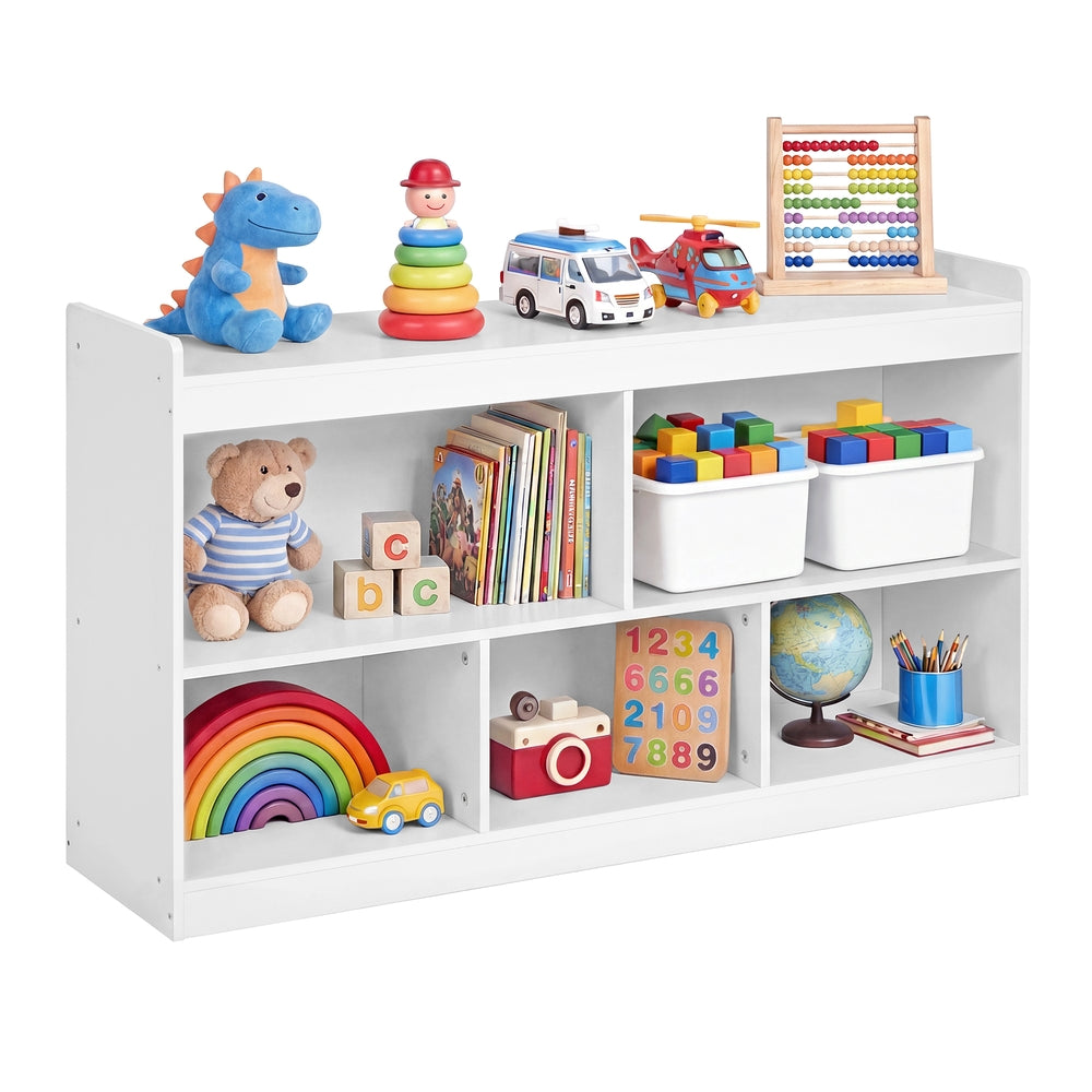 Kinderregal, Spielzeug Aufbewahrung, Spielzeugregal, Bücherregal Kinder, Montessori Regal