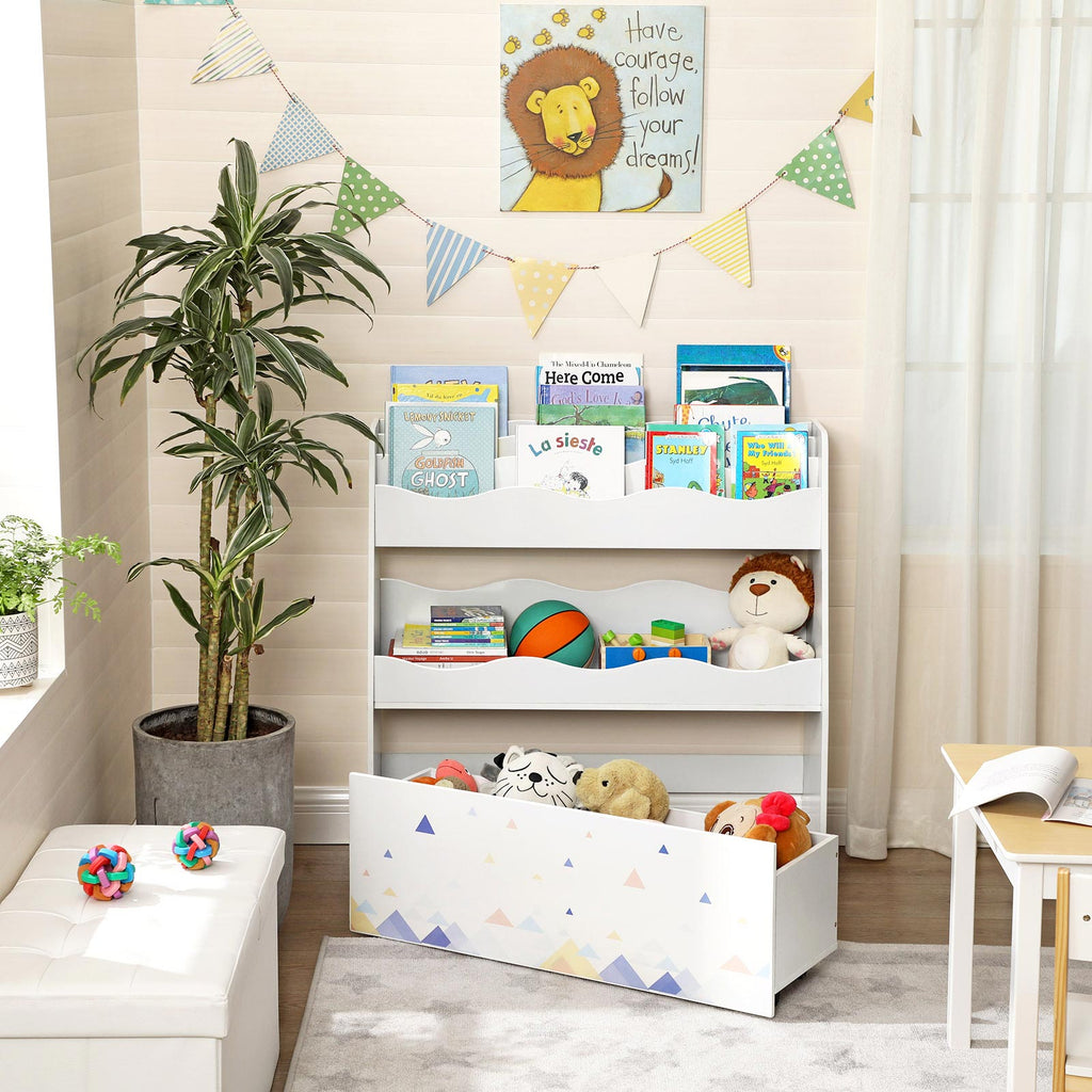 Spielzeugregal für Kinder Weiß