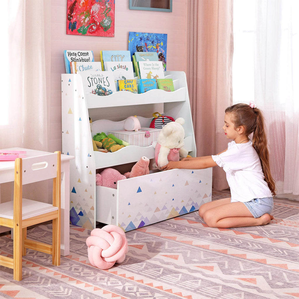 Spielzeugregal für Kinder Weiß