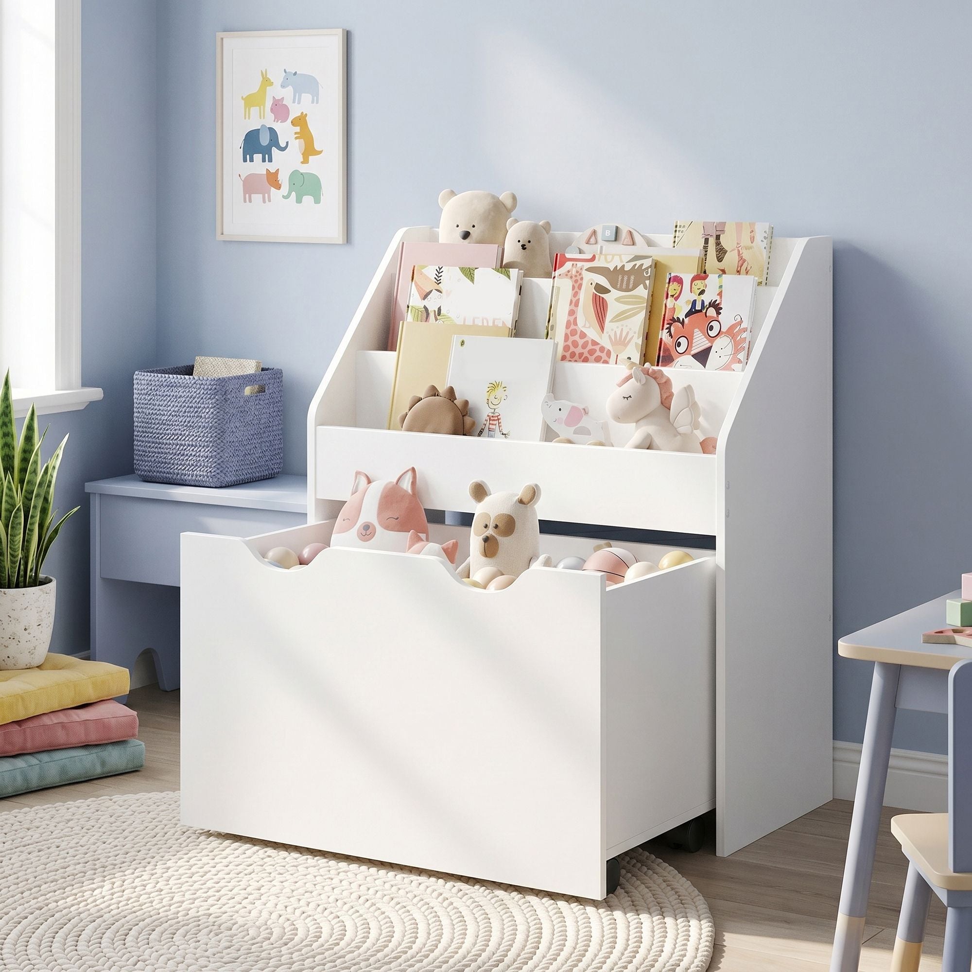 Bücherregal, Regal, mit 3 Regalebenen