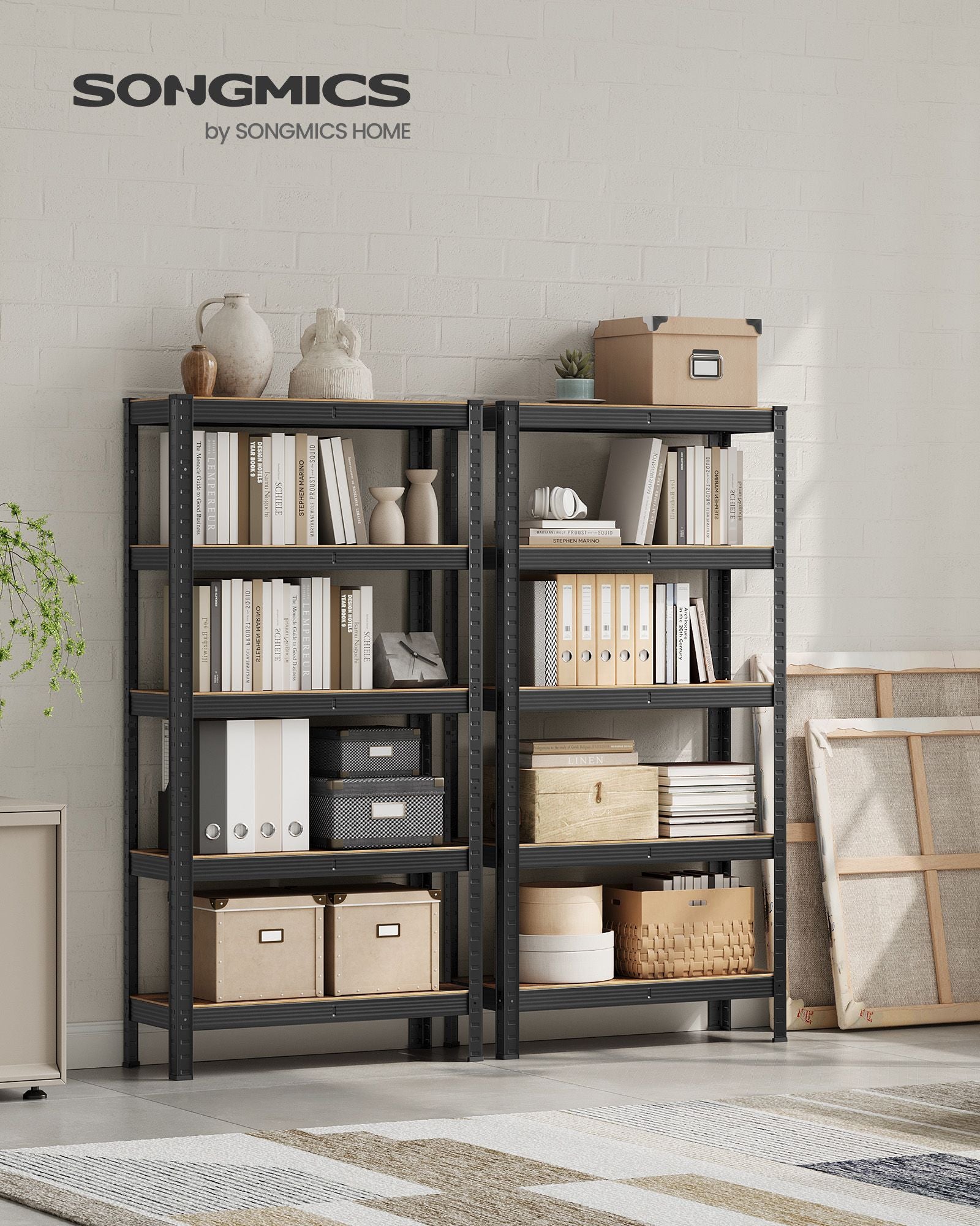 2er Set Standregal 150 cm hoch