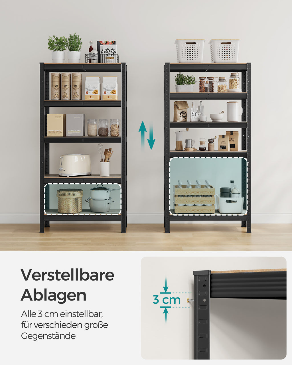 Lagerregal mit 5 Ebenen
