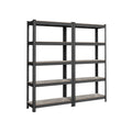2er Set Lagerregal 150 cm hoch