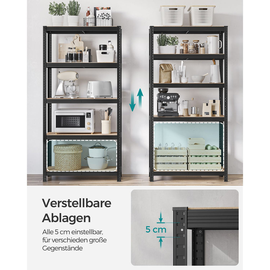 Lagerregale 2er Set 180 x 90 x 40 cm