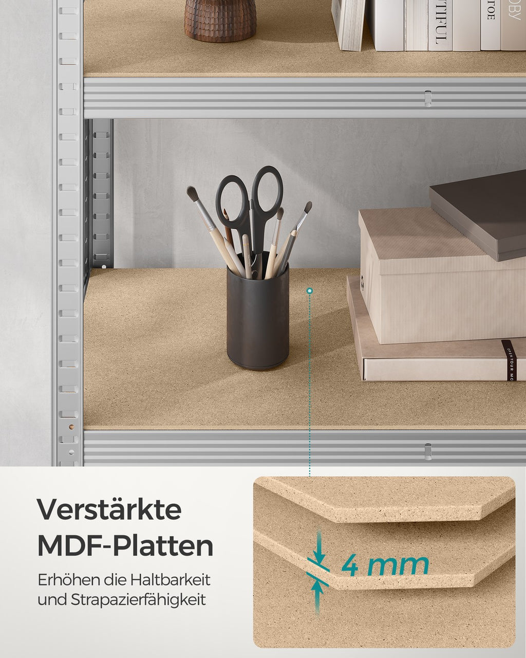 Lagerregale 2er Set Silber
