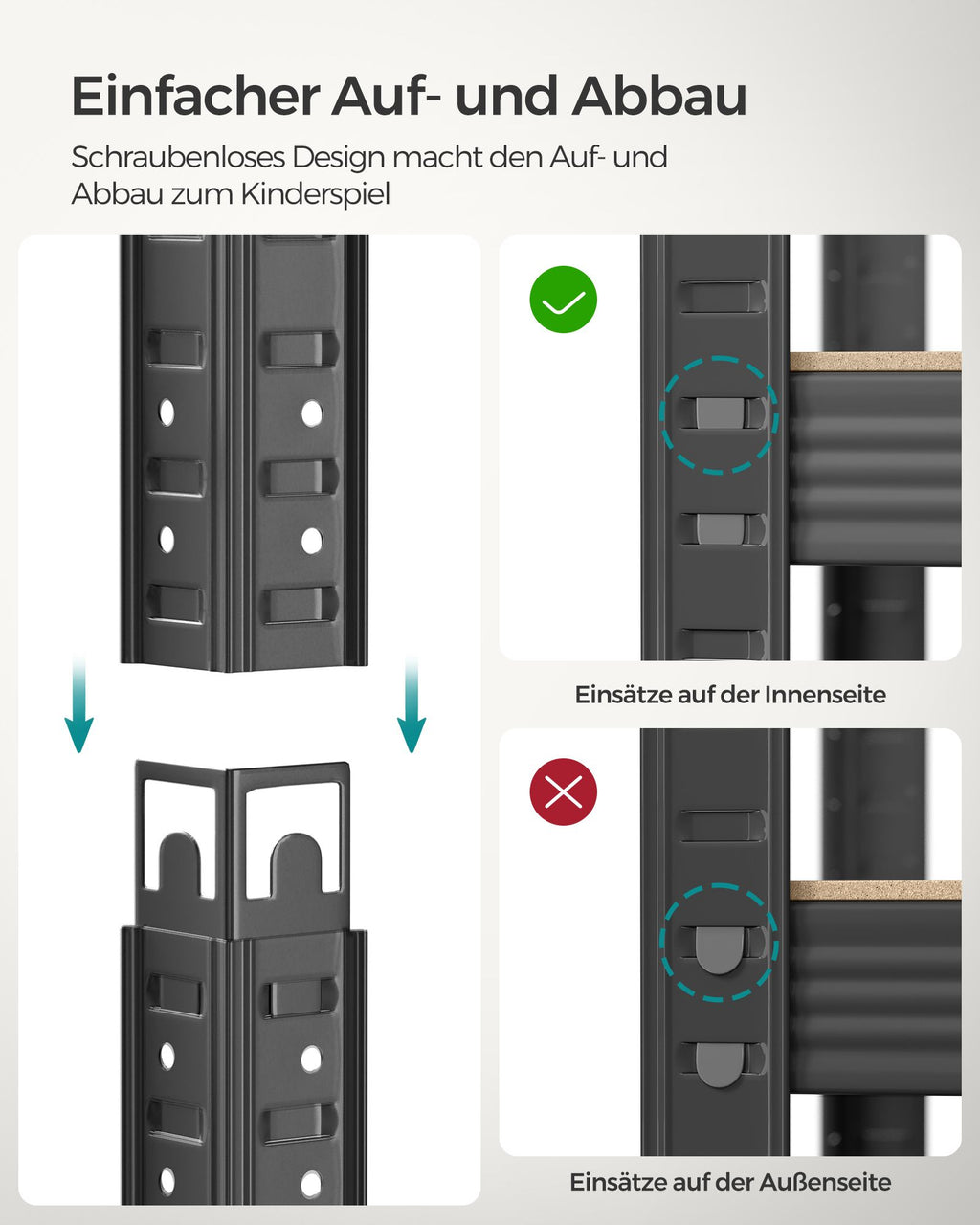 Schwerlastregal 180 x 90 x 40 cm