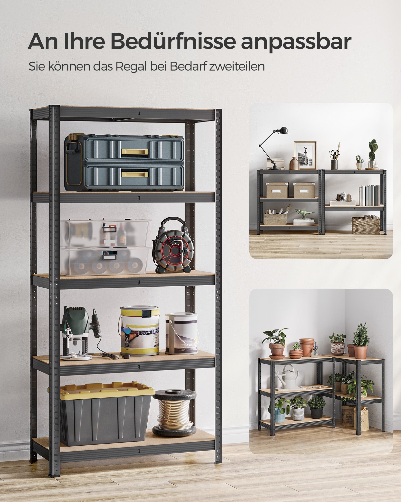 Schwerlastregal 180 x 90 x 40 cm