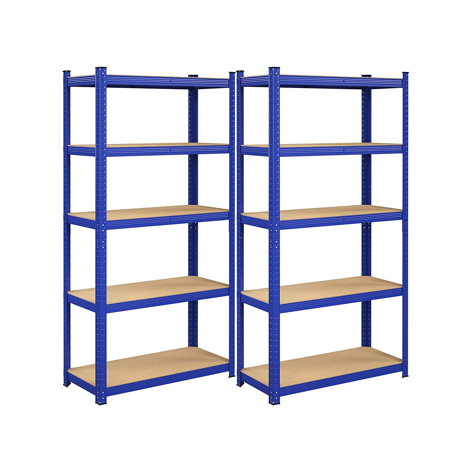 Lagerregale 2er Set 180 x 90 x 40 cm blau