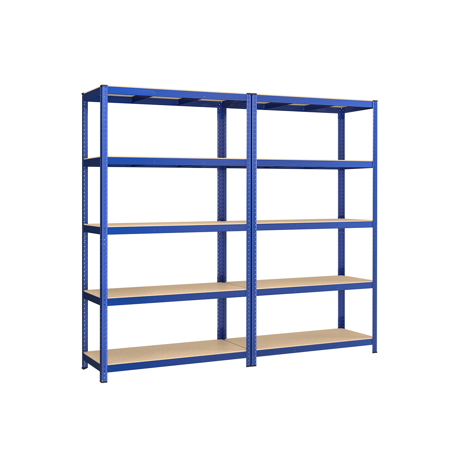 2er Set Kellerregal 200 cm hoch blau