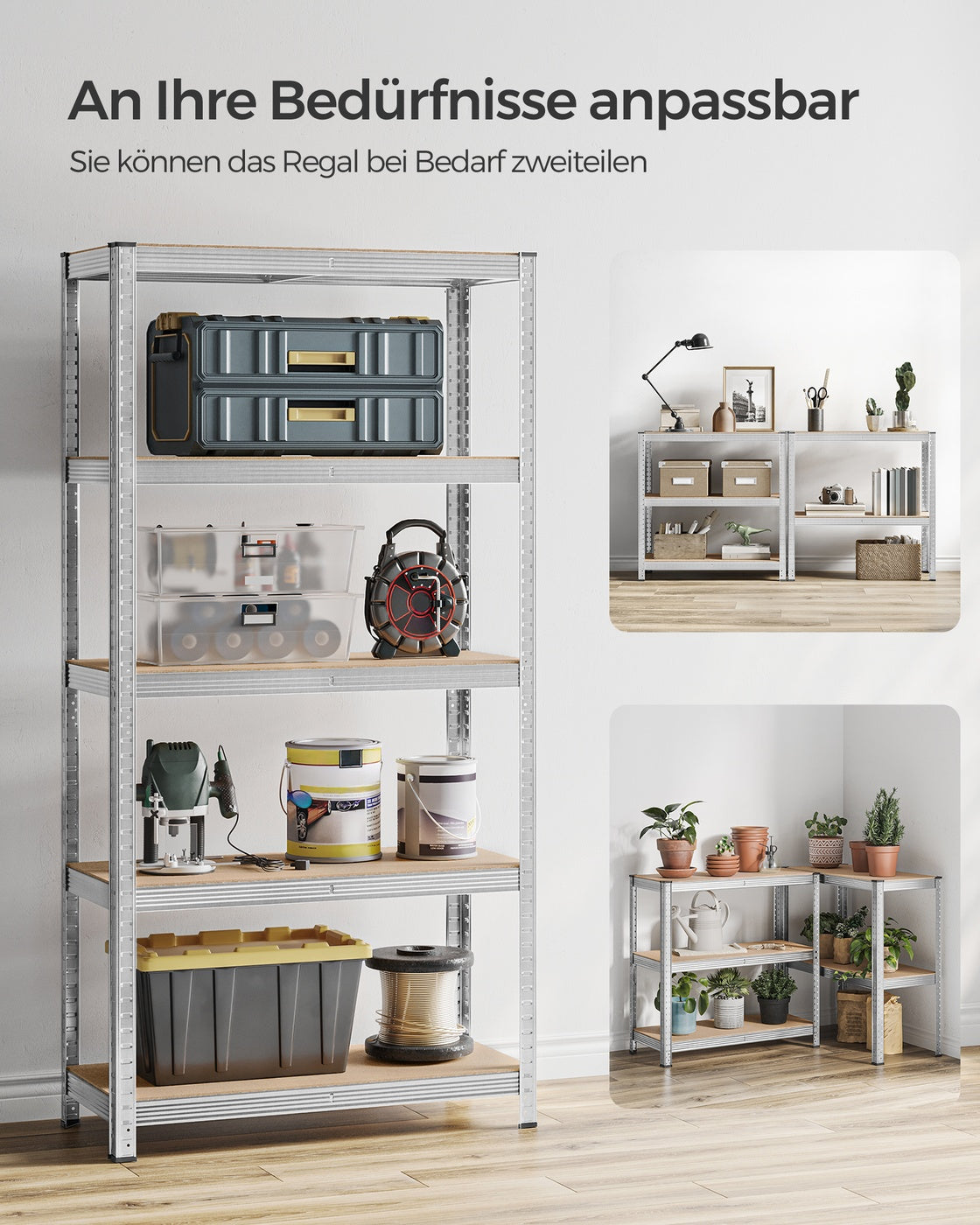Lagerregal bis 875 kg belastbar