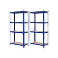 2er Set Kellerregal 160 cm hoch
