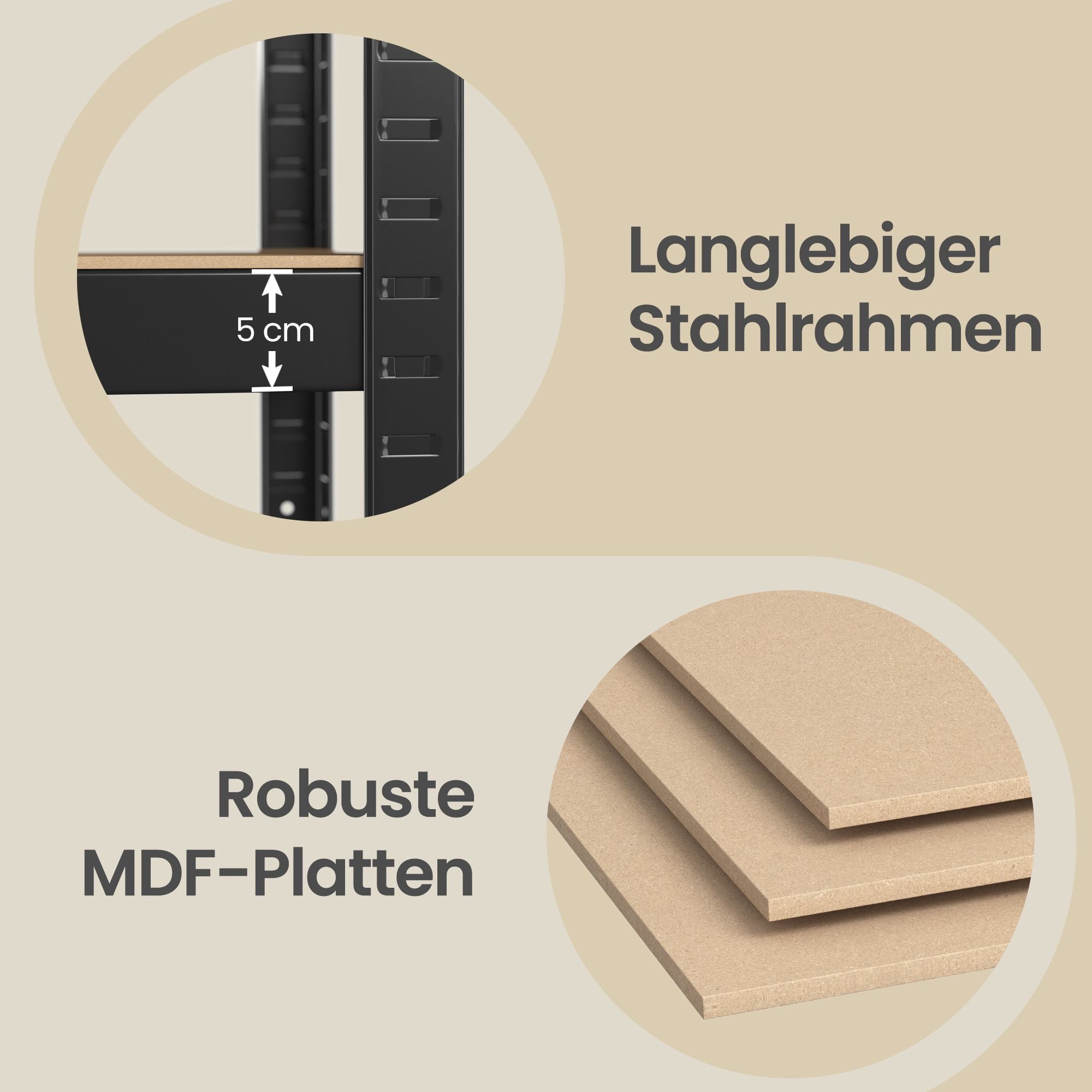 Standregal, Bücherregal, Lagerregal
