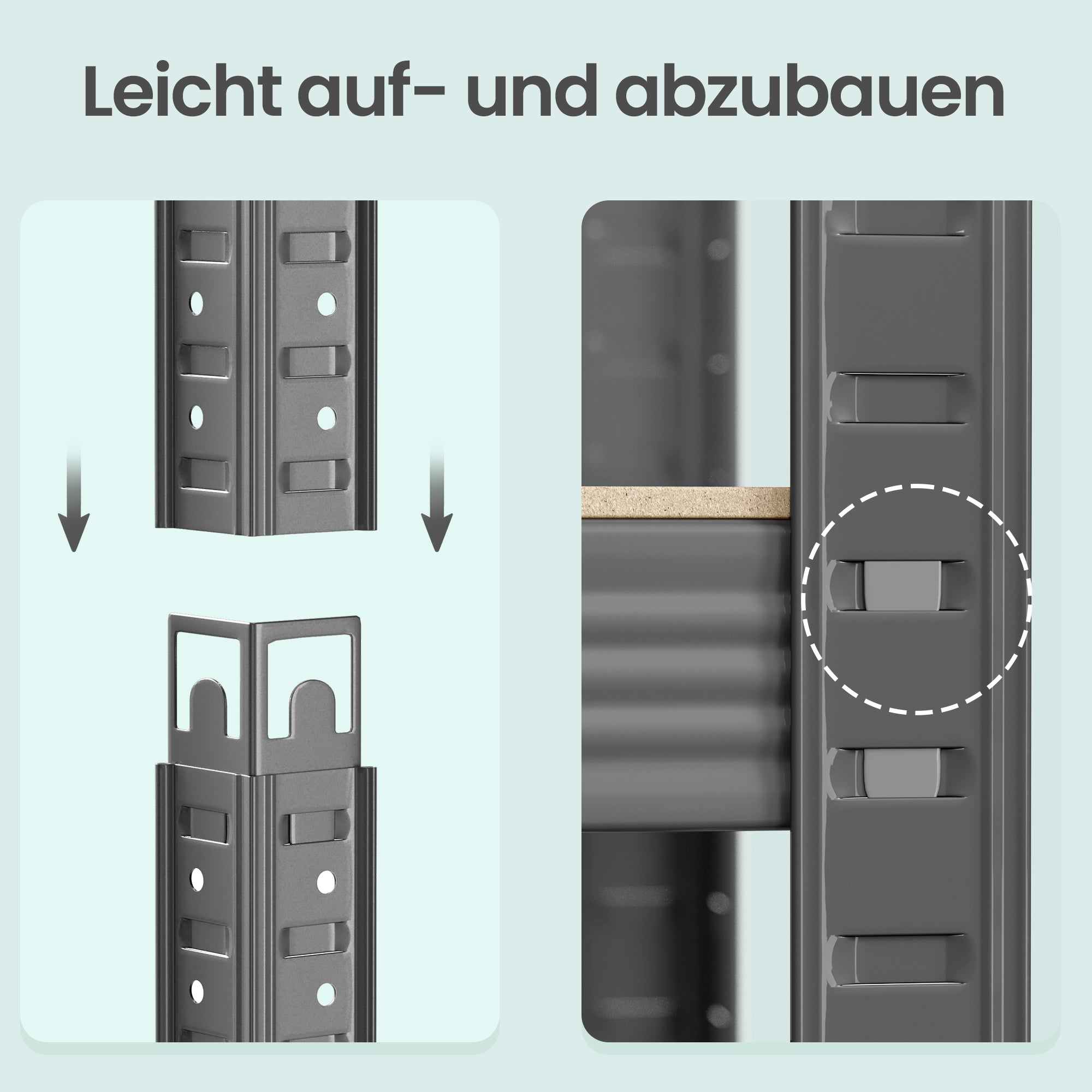 Standregal, Bücherregal, Lagerregal