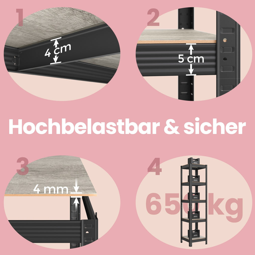 Standregal, Bücherregal, Lagerregal