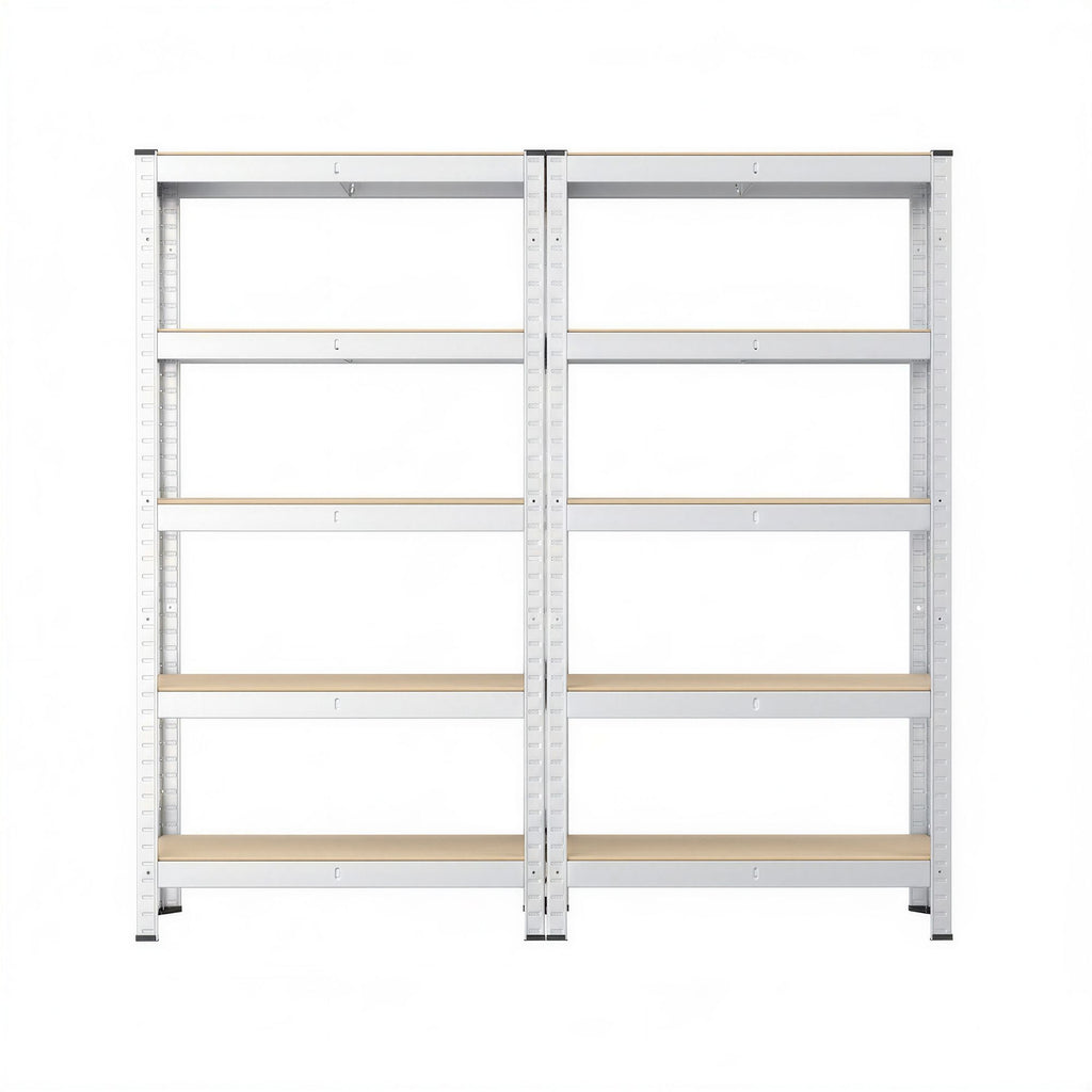 Schwerlastregal 2er Set, Lagerregal, 40 x 90 x 180 cm