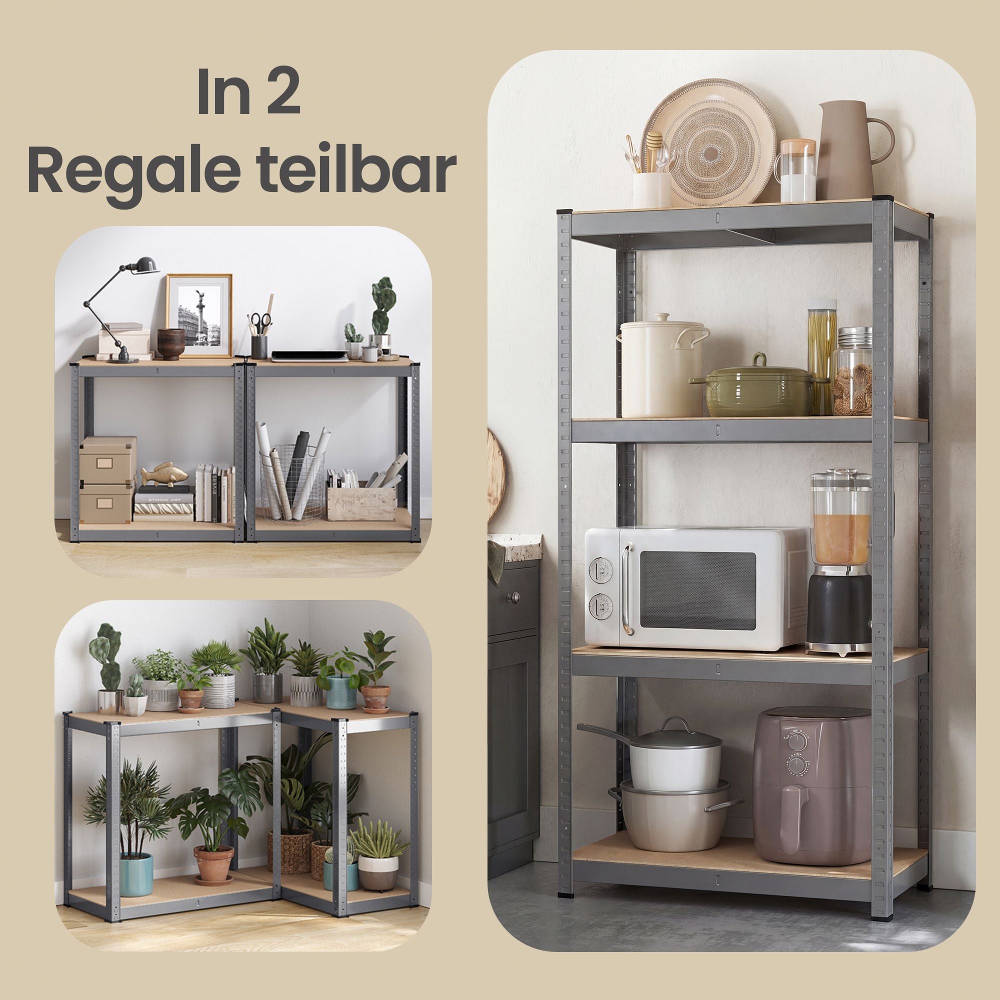 Standregal, Bücherregal, Lagerregal