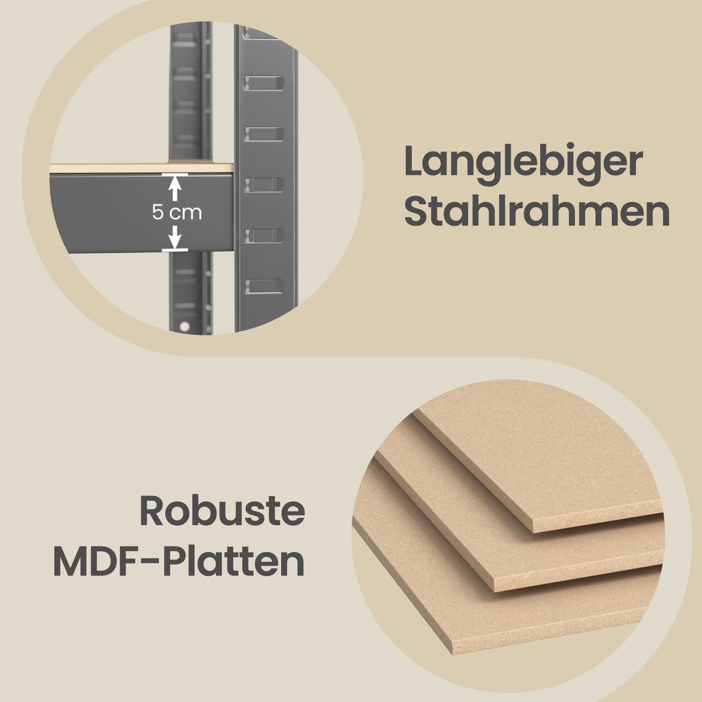Standregal, Bücherregal, Lagerregal