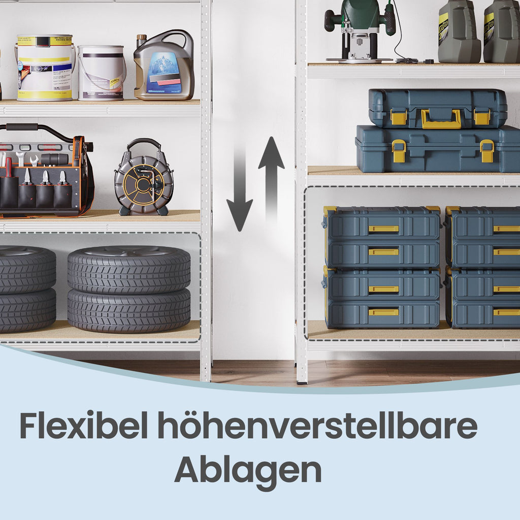 Lagerregal, 60 x 120 x 200 cm, Schwerlastregal