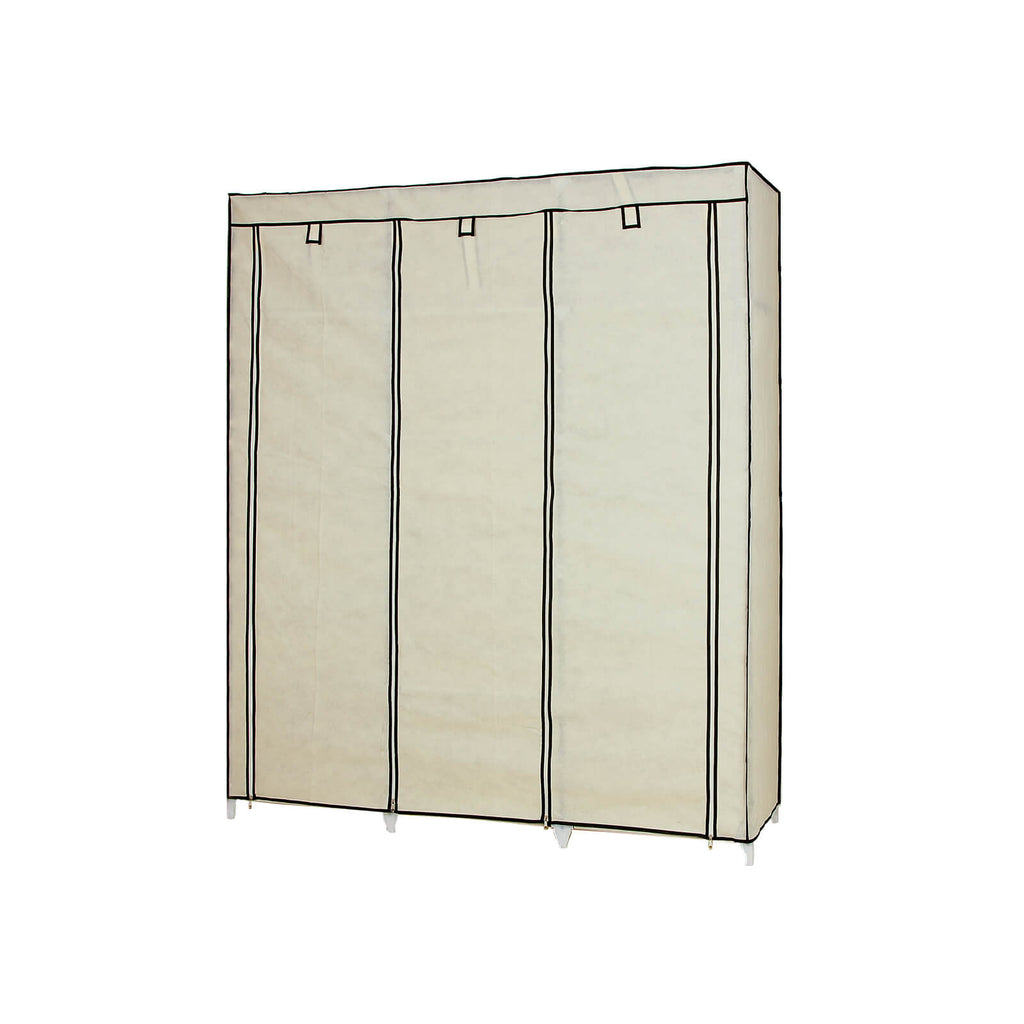 Großer Stoffschrank 175 x 150 cm Beige