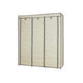 Großer Stoffschrank 175 x 150 cm Beige