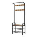Garderobenständer, Garderobe, mit Schuhbank