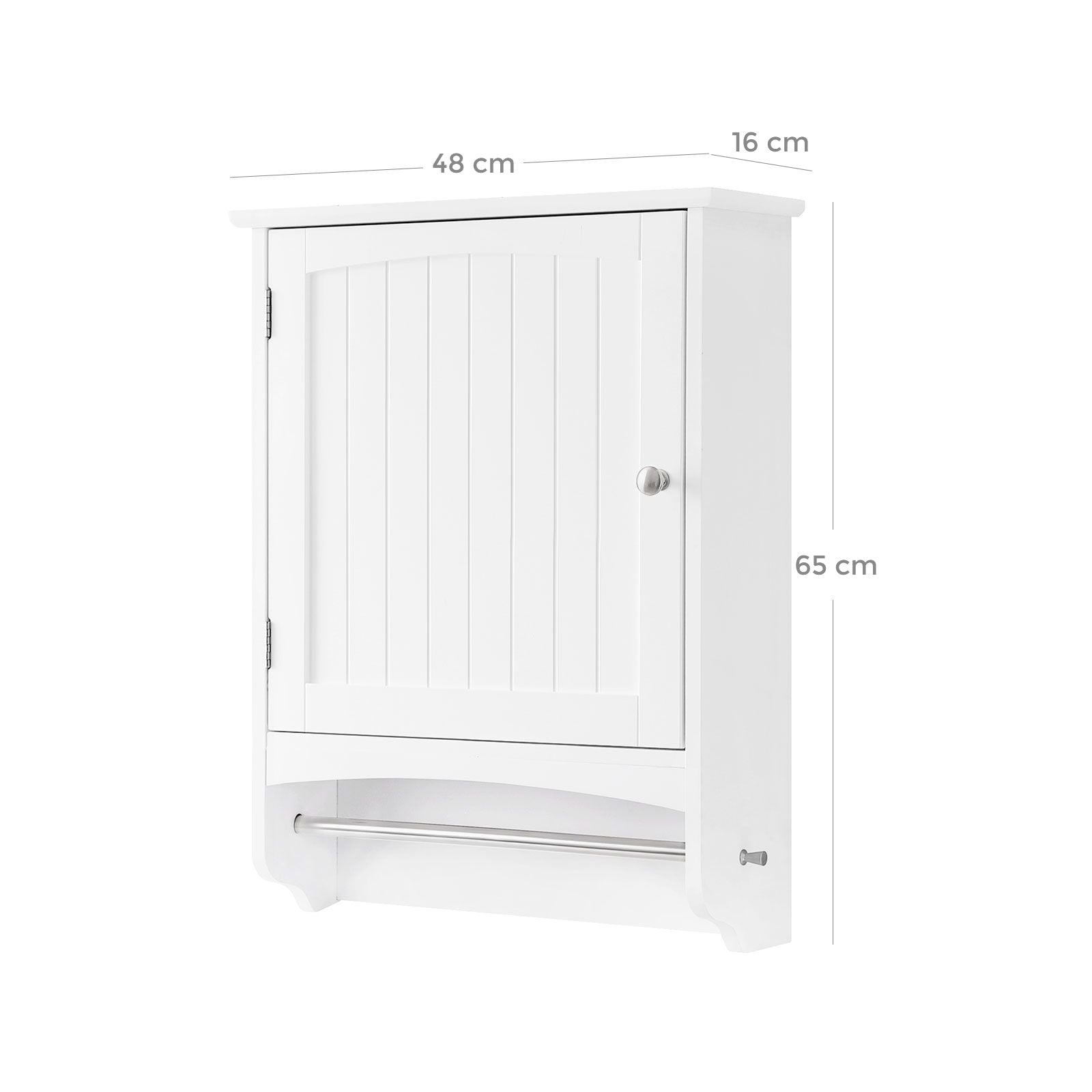 Hängeschrank mit Handtuchstange