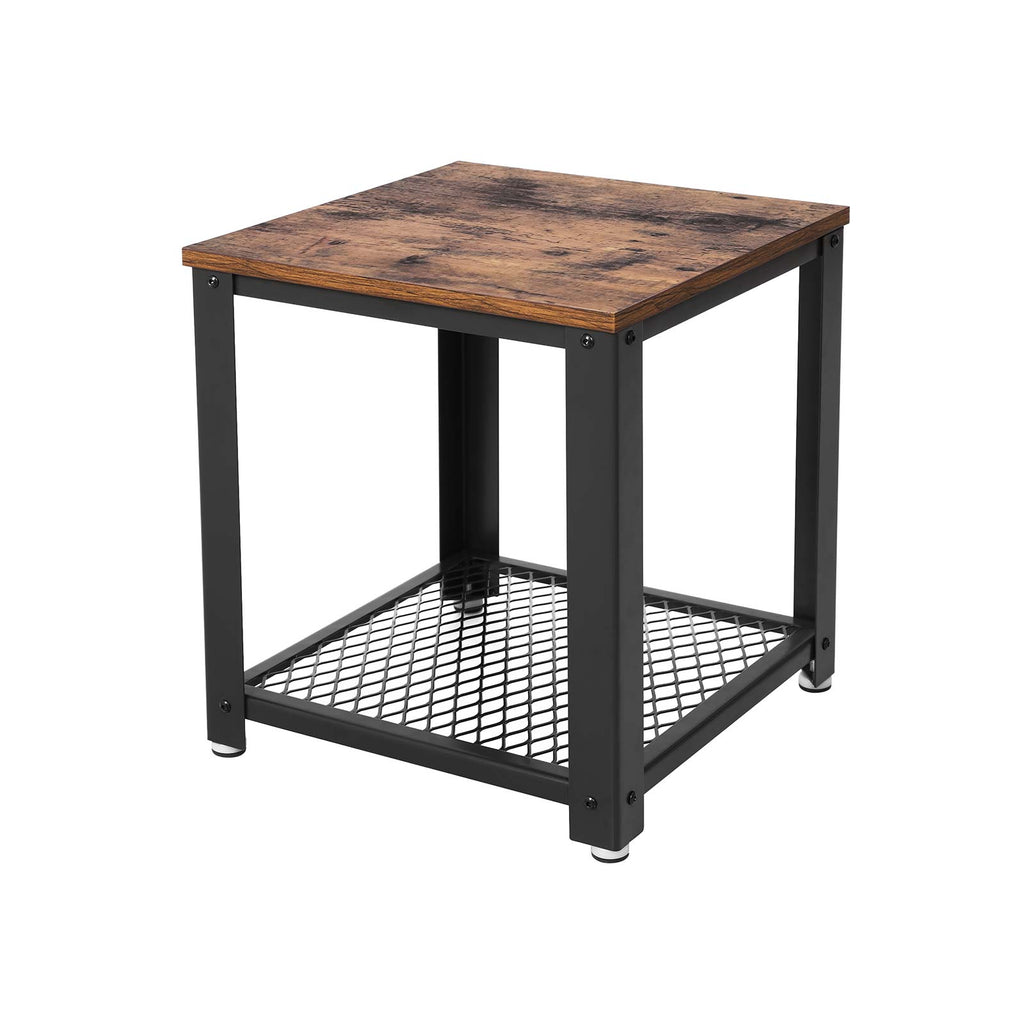 Industrie-Design Beistelltisch mit Gitter