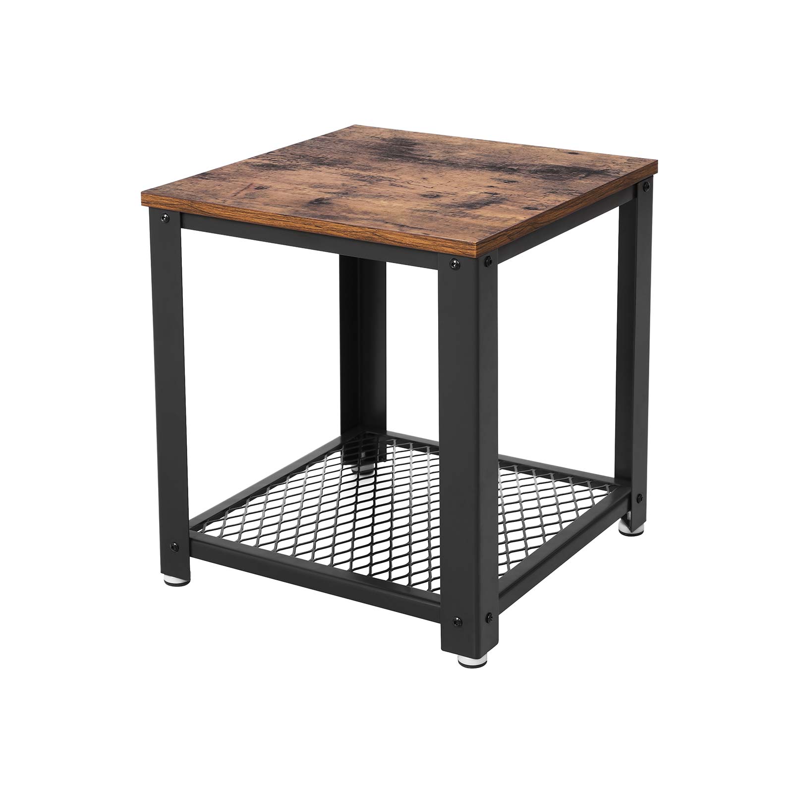 Industrie-Design Beistelltisch mit Gitter