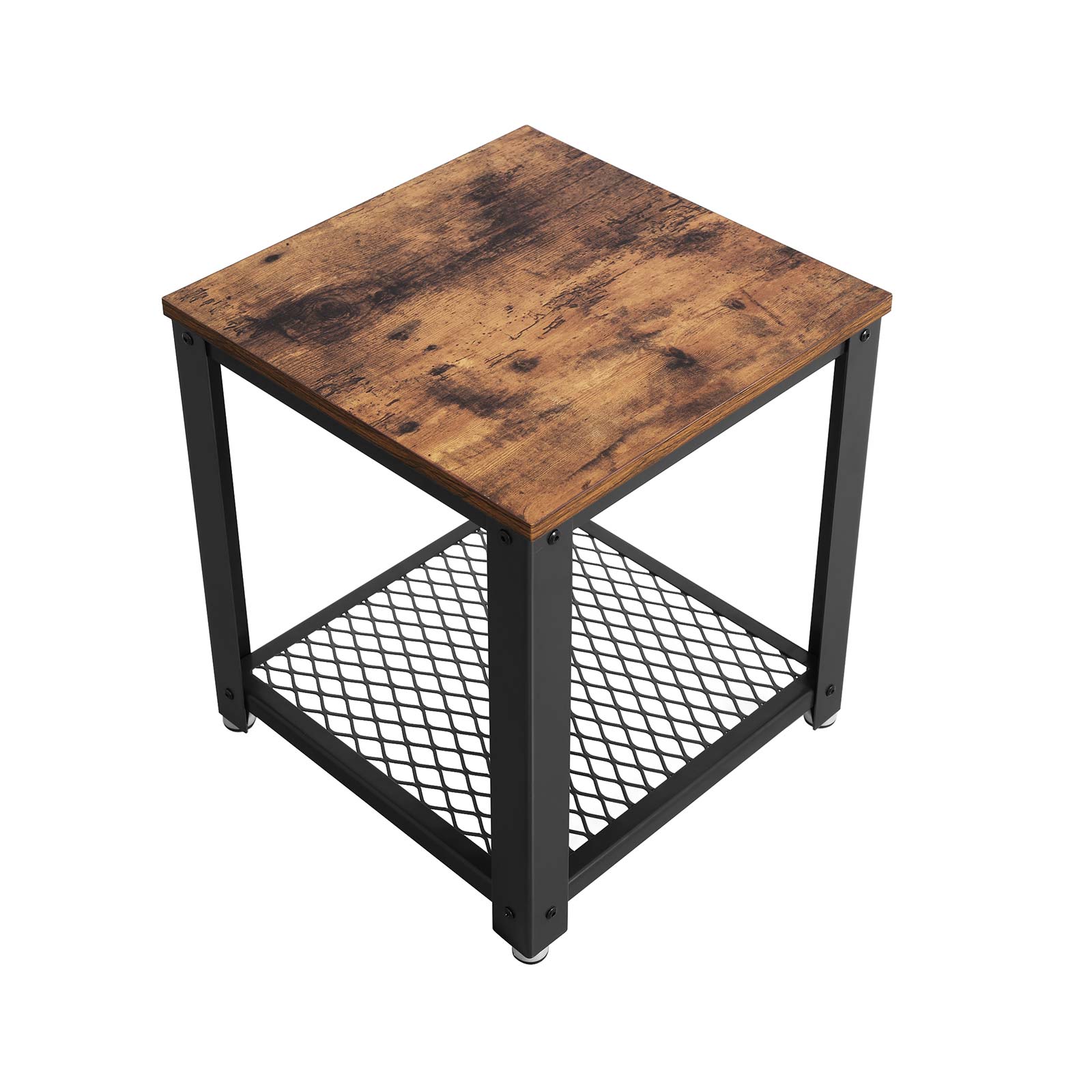 Industrie-Design Beistelltisch mit Gitter