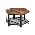 Industrie-Design Couchtisch Hexagon