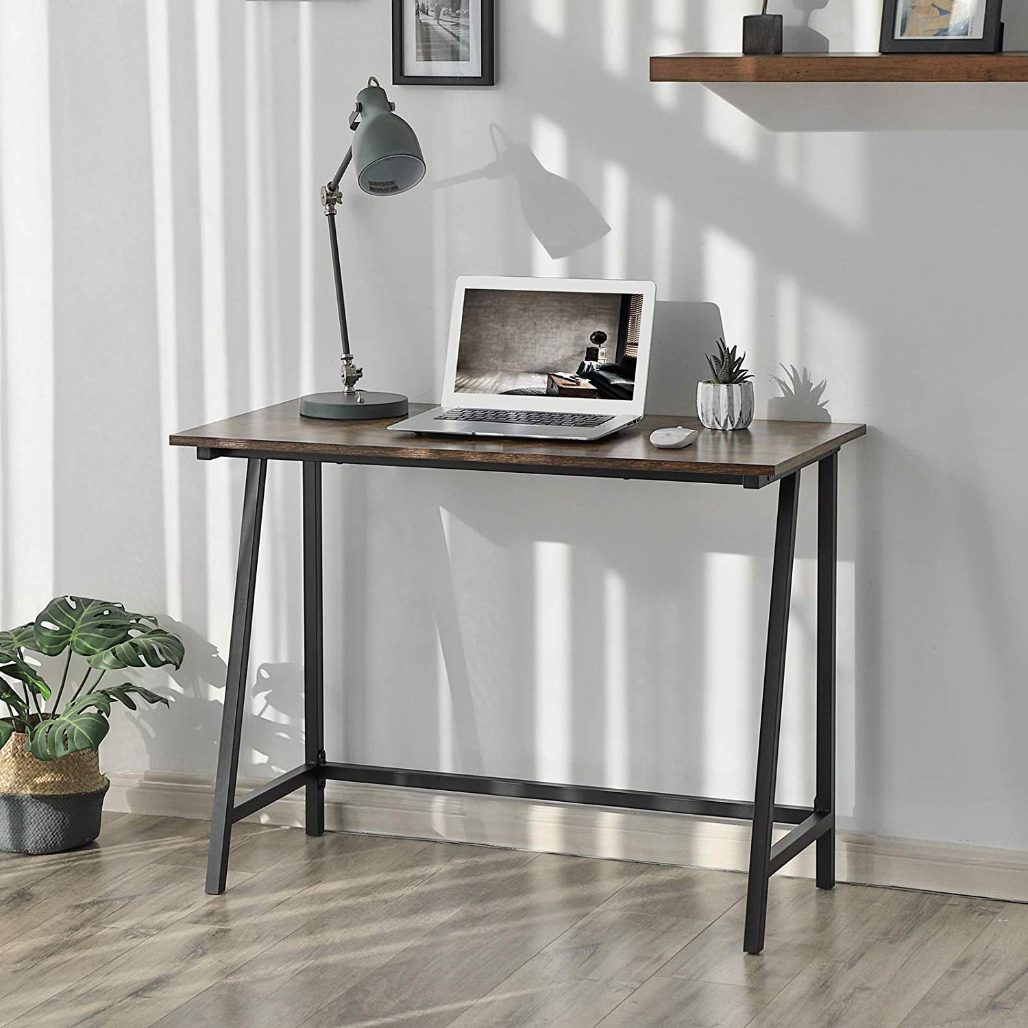Industrial Schreibtisch 100 x 50 cm platzsparend