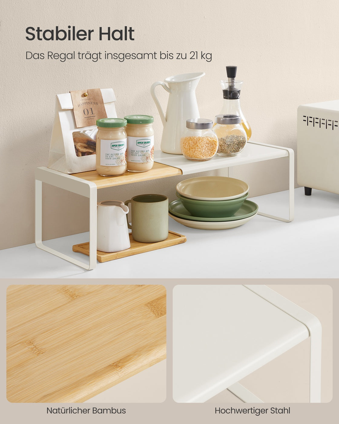 Gewürzregal Set ausziehbar