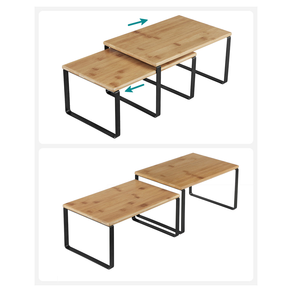 4er Set Küchen-Organizer stapelbar