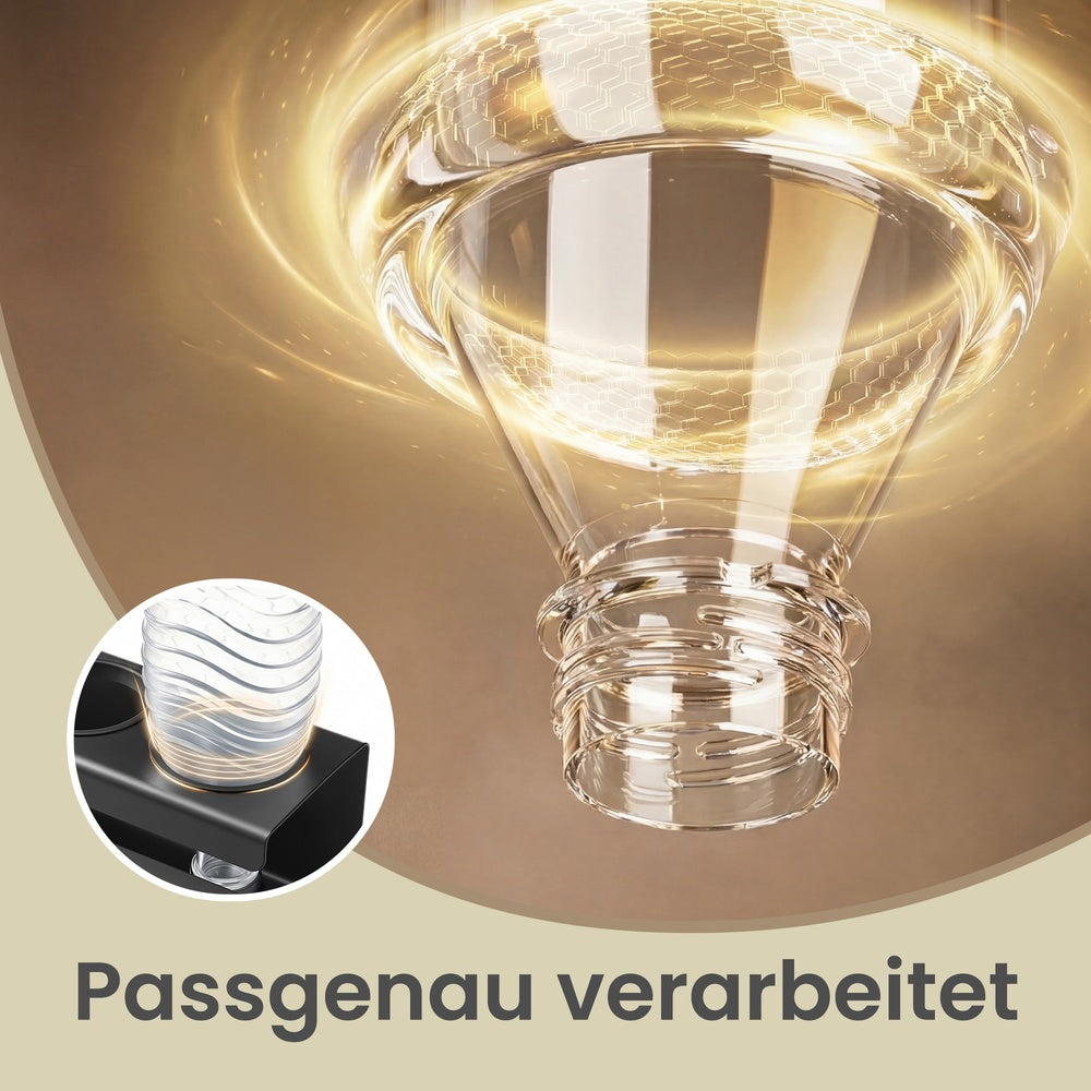 Flaschenhalter, für 3 Flaschen, Abtropfgestell flaschen
