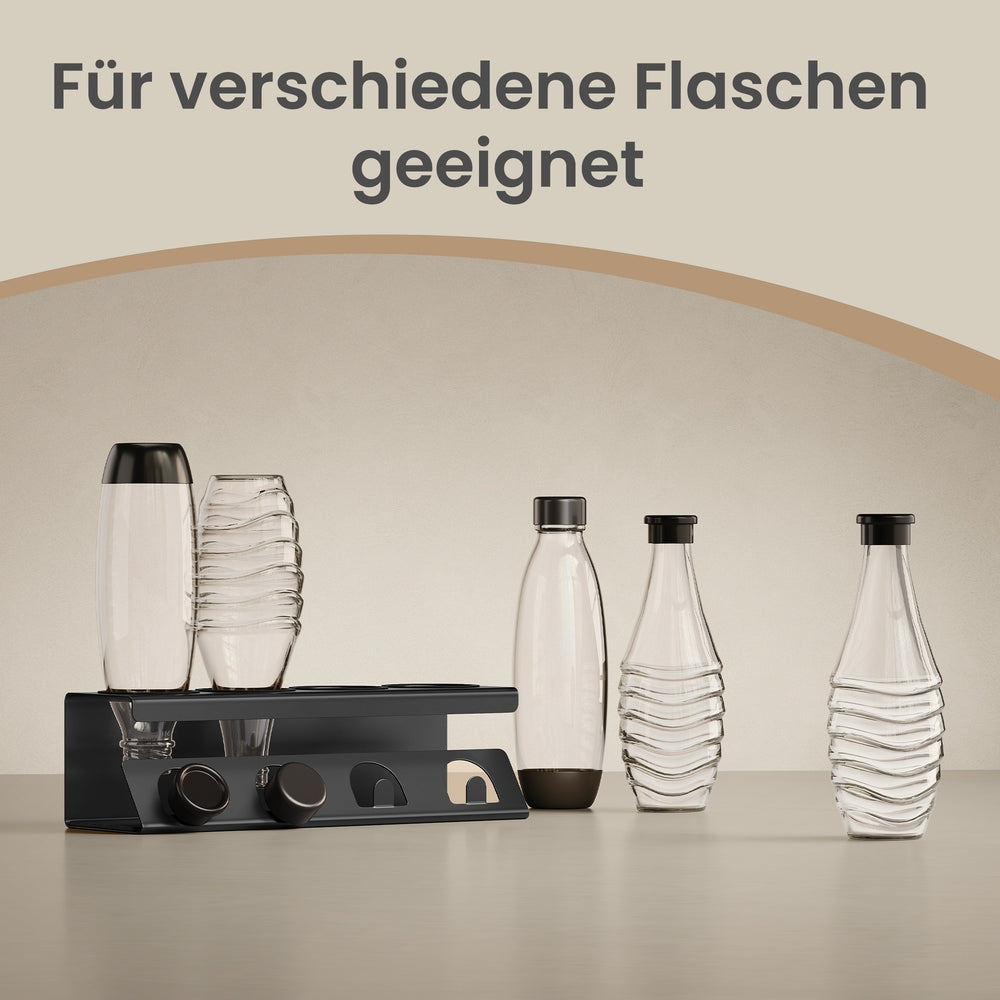 Flaschenhalter, für 4 Flaschen