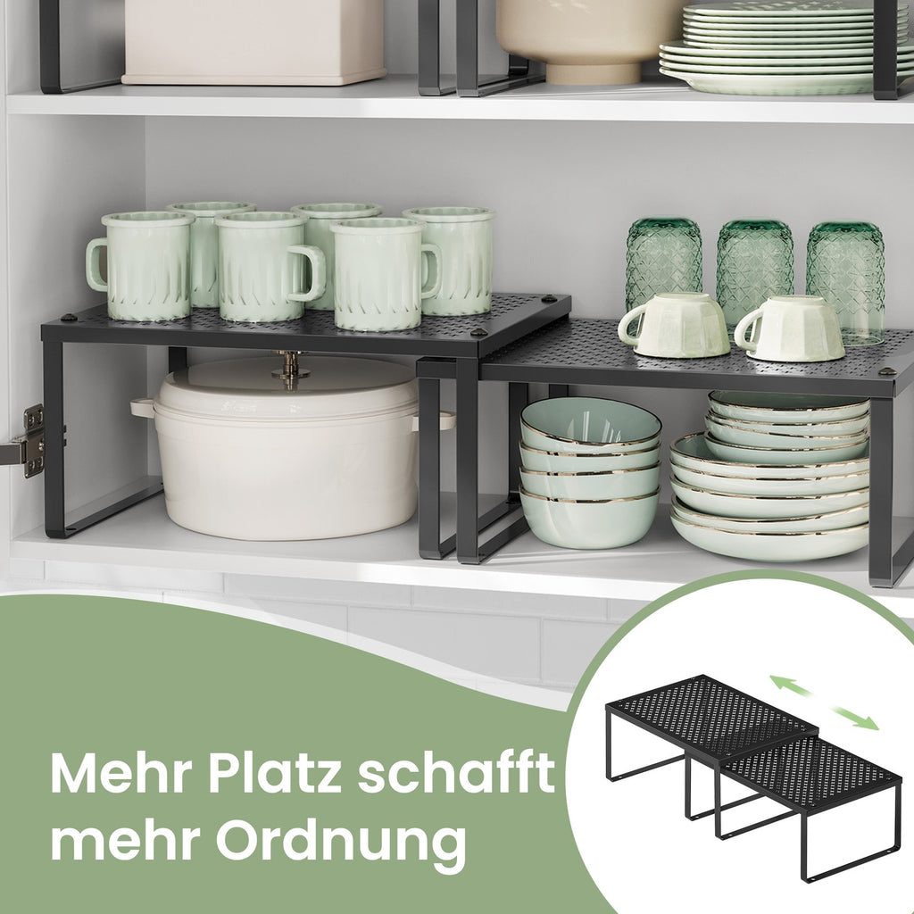 Gewürzregal, 4er Set, Küchenregal