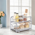 Küchen-Organizer 2er Set, Küchenregal, Ordnungssystem