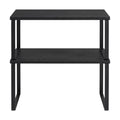 2er Set Küchenregal, stapelbare Gewürzablage, Schrank-Organizer für Küche