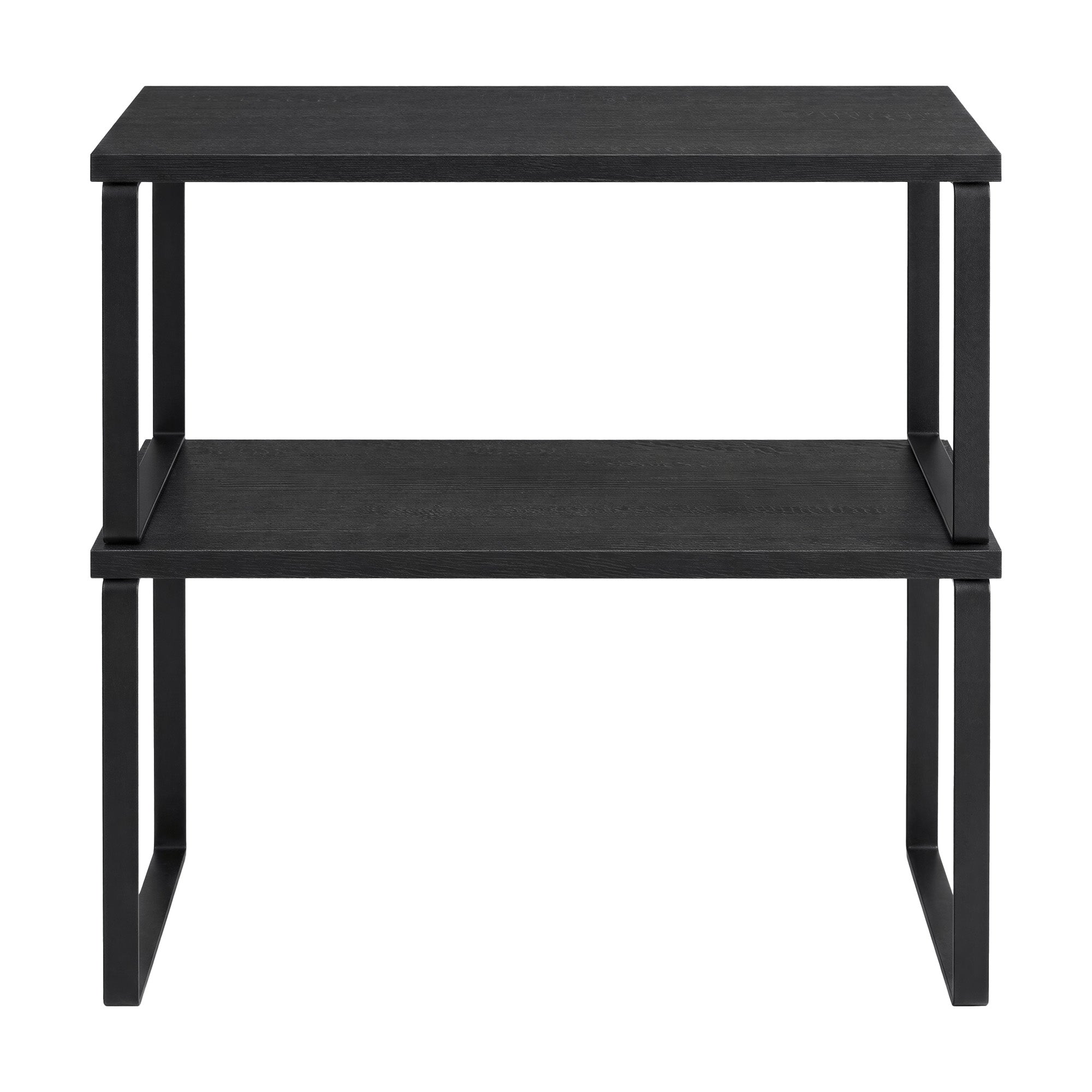 2er Set Küchenregal, stapelbare Gewürzablage, Schrank-Organizer für Küche