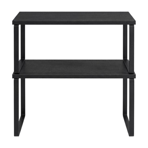 2er Set Küchenregal, stapelbare Gewürzablage, Schrank-Organizer für Küche
