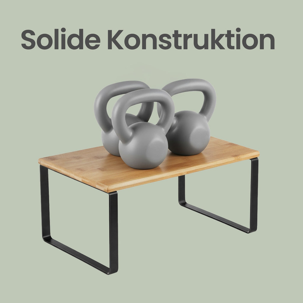 Vorratsregal 4er Set, stapelbarer Gewürzhalter, Küchen-Organizer für Küche