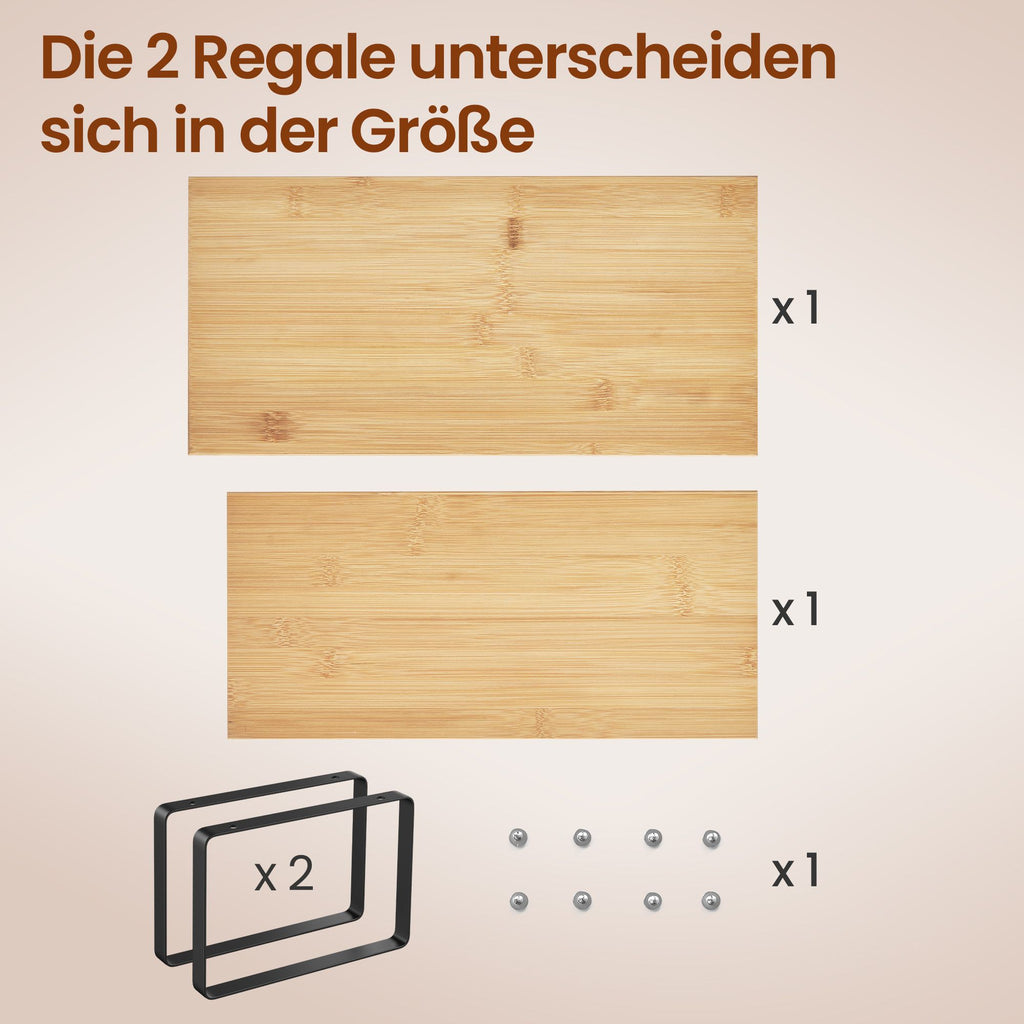 Gewürzregal, 2er Set Küchen-Organizer, Küchenregal