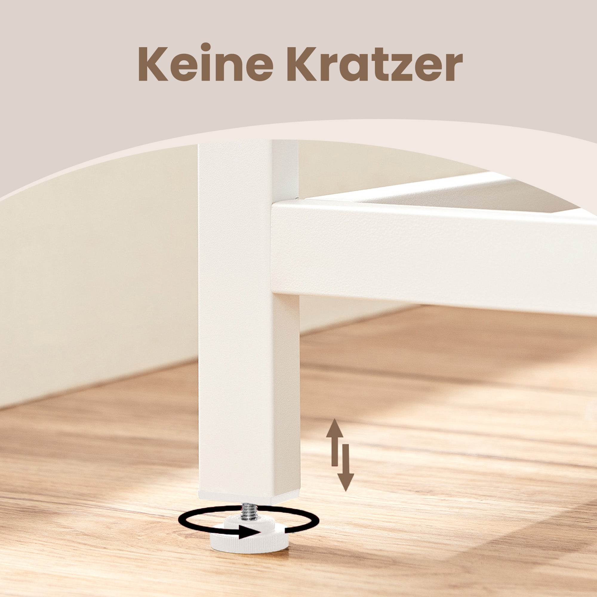 Küchenregal mit großer Arbeitsplatte, 3-stufiges Mikrowellenregal, Stahlrahmen